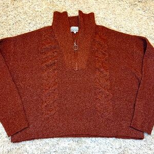 Major Label Group Cropped Sweater